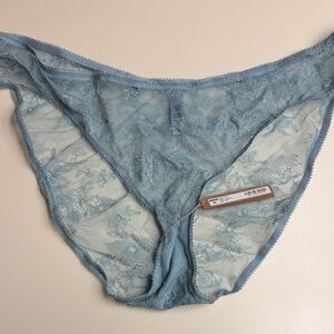 SKIMS Ultra Fine Lace Panties Colour Denim 4X